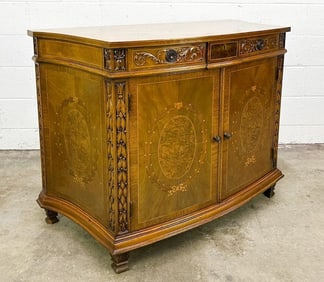 Joseph F. Milbeck of Hollywood Antique Repro Sheraton Style Console Cabinet