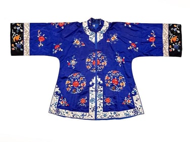 Vintage Bai Hua Chinese Embroidered Jacket