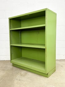 Industrial Green Metal Bookshelf Shelving Unit