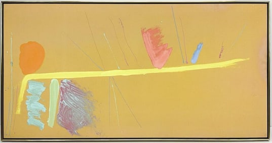 Dan Christensen (1942-2007) Acrylic on Canvas, Chickasaw, 1987