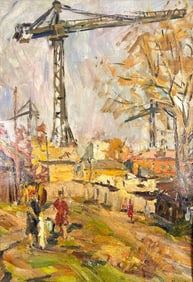 Alexander Andreyevich Lopatkin (1922-1996) Oil on Canvas, Old Moscow 1962