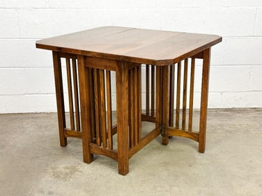 Arts & Crafts Drop Leaf Table