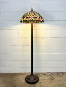 Tiffany Style Floor Lamp w/ Mosaic Shade