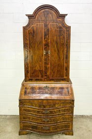 Antique Italian Inlaid Secretary Desk