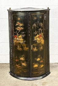 Antique Chinoiserie French Corner Cabinet