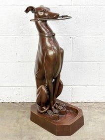 Maitland-Smith Bronze Whippet Umbrella Stand