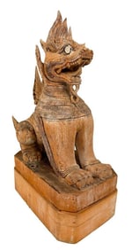 Vintage Wooden Southeast Asian Chinthe