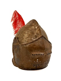 Antique Metal Armor Helmet