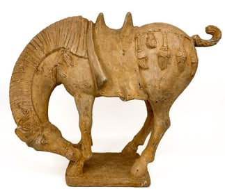 Repro Chinese Tomb Horse Garden Sculpture