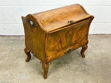 19th Century Domed Chest w/ Hand Painted Accent