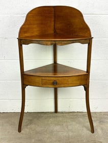 George III Style Antique Corner Washstand
