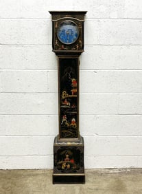 19th Century Chinoiserie Grandmother Clock