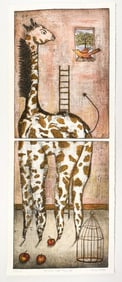 Bruce Bath, Lithograph on Paper, The Bird That Told Me