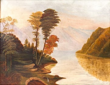Artist Unknown, Oil on Canvas, Landscape