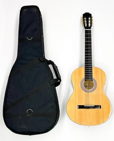 Burwood Acoustic Nylon String Guitar with Case