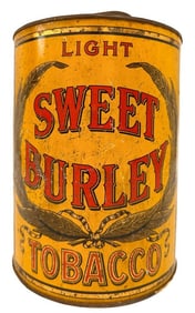 Antique Sweet Burley Tobacco Tin