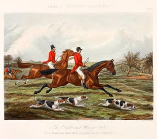 Fores’s Hunting Sketches, Lithograph on Paper, The Right and Wrong Sort, 1859