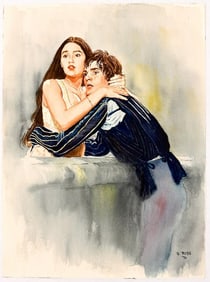 G. Rose, Watercolor on Paper, Romeo and Juliet, 1976