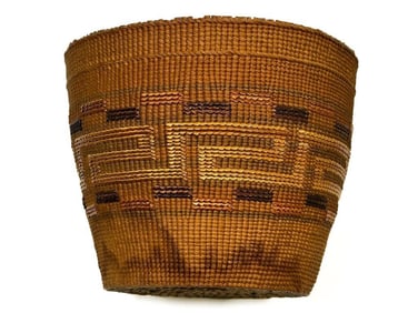Antique Native Tlingit Woven Berry Basket