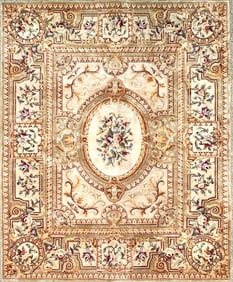 Wool Royal Palace Handmade Rug 7' 9" x 9' 6"