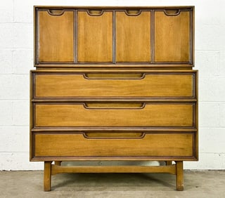 Huntley Midcentury Modern Tallboy Dresser