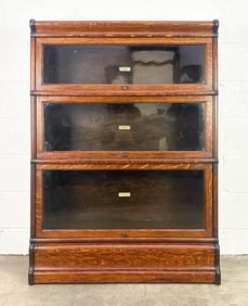 Antique Globe-Wernicke Wooden Lawyer Barrister Bookcase