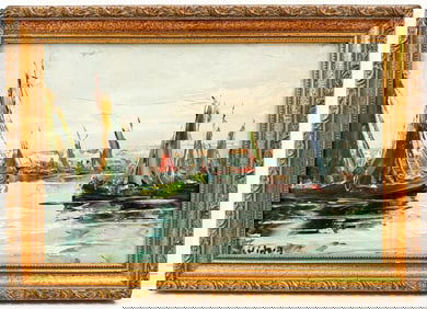 Artist Unknown, Oil on Canvas, Seascape