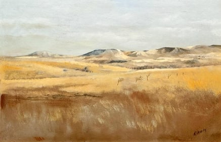 Ray Austin Crooke (1922-2015) Oil on Board, Kimberley Landscape