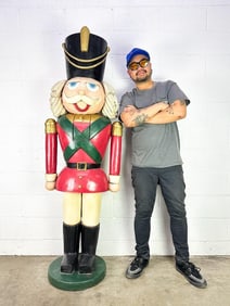 AW Designs Life Size 6 Ft Nutcracker Statue Store Display
