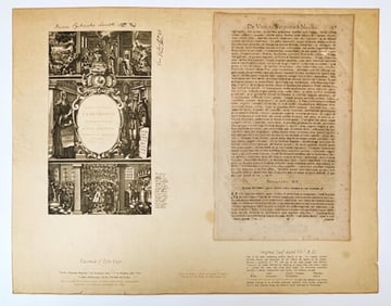 Johannes Baptista Von Helmont (1579-1644) Original Leaf dated 1667