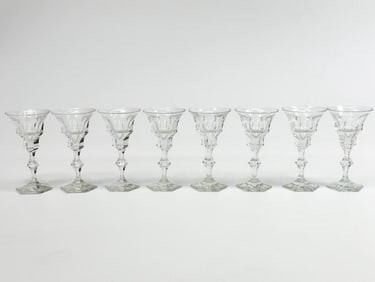 Set of 8 Moser Diplomate Cordial Glasses
