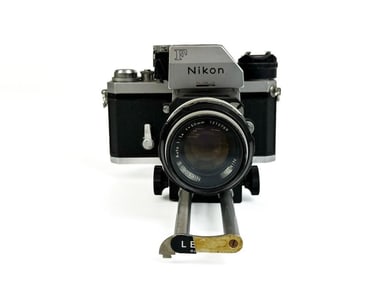 Nikon F 35mm Film Camera with Bellows Attachment
