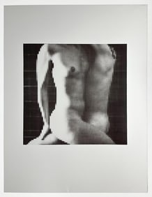 Ron Cooper Ink on Lithographic Aluminum Plate Pencil Signed and Numbered 1/5 1980