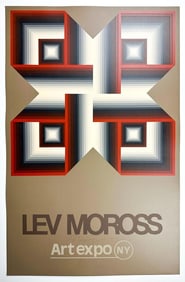 Lev Moross Signed Poster Art Expo NY