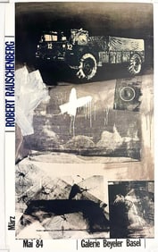 Robert Raushcenberg Galerie Beyeler Basel Poster 1984