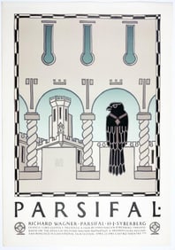 David Lance Goines Parsifal Poster 1983