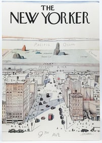 Saul Steinberg New Yorker Poster 1976