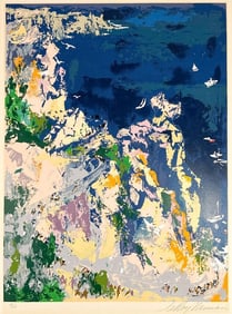 Leroy Neiman (1921-2012) Signed Serigraph 20/300 Bikes And Boats 1973