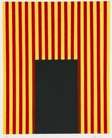 Eric Orr (1939-1998) Color Etching Pencil Signed and Numbered 42/50 1989