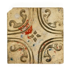 Antique Batchelder Arts & Crafts Terracotta Tile