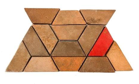 Large Lot of 200+ Batchelder Arts & Crafts Terracotta Tile