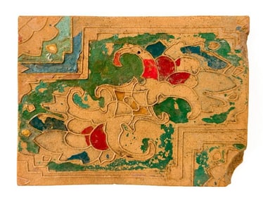 Single Batchelder Arts & Crafts Terracotta Tile