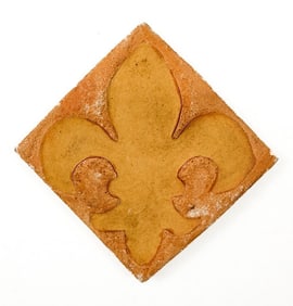 Single Batchelder Arts & Crafts Terracotta Tile