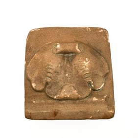 Single Batchelder Arts & Crafts Terracotta Tile