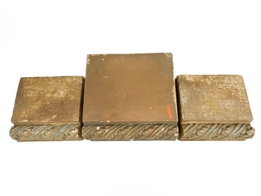 Lot of Three Antique Batchelder Tiles