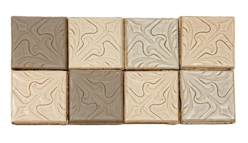 Lot of 19 Vintage Franciscan Terra Floor Tiles