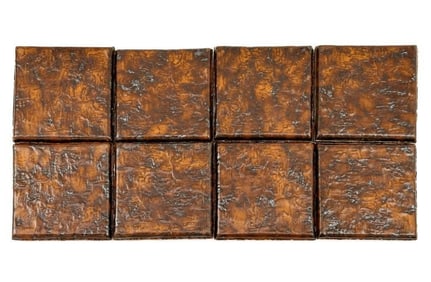 Lot of 10 Vintage Franciscan Terra Floor Tiles