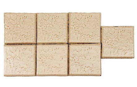 Lot of 7 Vintage Franciscan Terra Floor Tiles