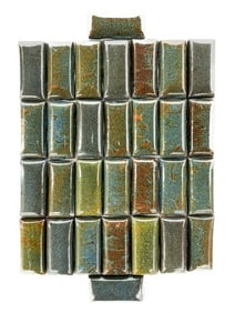 Lot of 30 Antique Malibu Potteries Ceramic Pillow Tiles