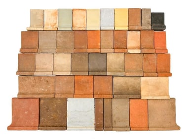 Lot of 40+ Batchelder Arts & Crafts Terracotta Tile Trim